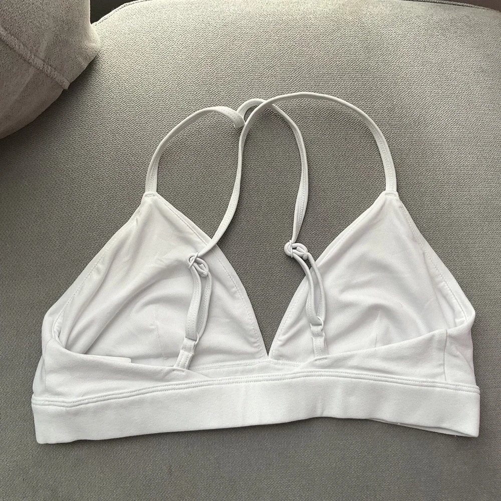 Alo Yoga Splendor Bra White/Black XS